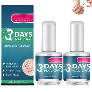 lot 14096 image: 2 PCS 3 Days Nail Care, Keratin Amino Acid Formula for Strengthening & Hydration, Treatment for Dry, Weak, Fragile Nails