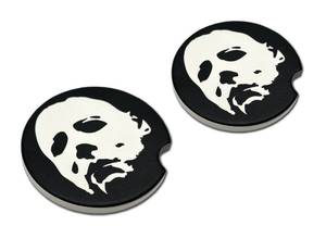 lot 14155 image: Elektroplate Officially Licensed Michael Myers Halloween Automotive Ceramic Coasters (2.6 Diameter)  Universal Fit for All Cars, Trucks, SUVs, and More  Absorbent Non-Slip Durable  Set of 2