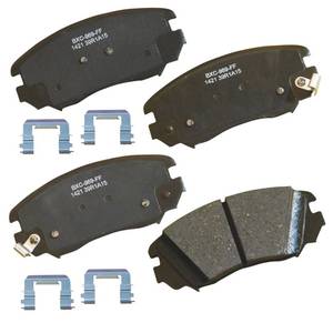 lot 14172 image: Bendix Premium SBC1421 Ceramic Front Brake Pads for Select Models Buick Allure, Cascada, LaCrosse, Regal, Cadillac ELR, Chevrolet Equinox, Impala, Malibu, Malibu Limited, GMC Terrain, Saab 9-5