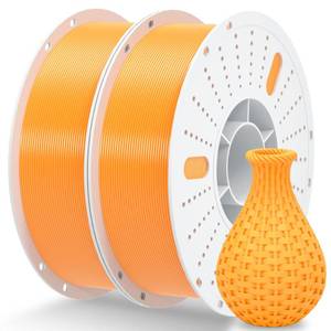 lot 15426 image: PINBALL PETG 3D Printer Filament 1.75mm High Precision Durable Moisture-Proof Strong Filament Mith Better Flow Dimensional Accuracy - 0.02mm Suitable for Most FDM 3D Printers 2 Kilograms Orange