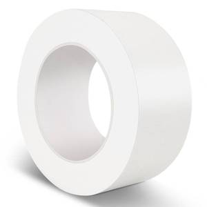 lot 16265 image: Baijixin Duct Tape, 2 Inch x 35 Yards, 1 Roll, Waterproof and Heavy Duty, Tear by Hand, for Packing Repairing and Crafts (White)
