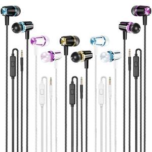lot 16267 image: Rayleigh Wired Earbuds 5 Pack, Earbuds Headphones with Microphone, Earphones with Heavy Bass Stereo Noise Blocking, Compatible with iPhone, with iPad and Android Devices, MP3, Fits All 3.5mm Devices