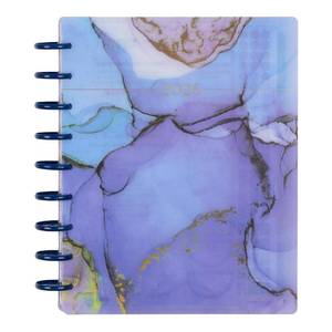 lot 16286 image: Happy Planner Disc-Bound Planner Jan.��Dec. 2026, Includes 3 Extra Months and 2 Sticker Sheets, Classic Size, 7 x 9.25, Horizontal Layout, Ethereal Elements