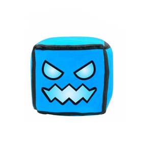 lot 20149 image: Shopular 4.7 Cube Plush Toy Stuffed Plushie Doll Small Pillow Pendant Game Cute Fans Collection Birthday Gift (Blue)