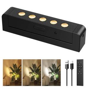 lot 20205 image: Spotlights Indoor with Daily Auto Timer, 5500mAh Rechargeable Plant Lights, Wireless Uplighting with Remote, 3CCT & Dimmable, Display Lights for Painting, Artwork, Plants, Accent Lighting