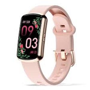 lot 4274 image: H95 Fitness Watch with Pink Sport Band