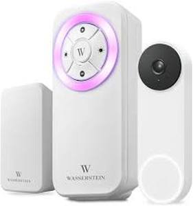 lot 6488 image: Wasserstein Doorbell Chime for Google Nest Doorbell (Wired, 2nd Gen & 3rd Gen) with Wired Transmitter - NOT Compatible with Nest Doorbell (Battery) - Made for Google Nest - Doorbell NOT Included
