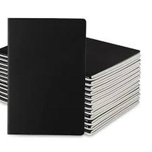 lot 14137 image: Labkiss 24 Pack Large Black& Brown Dot Grid Notebook