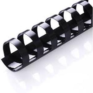 lot 19347 image: Black Plastic Binding Rings and Spiral Binding Coils
