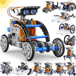 lot 1824 image: Bottleboom STEM 13-in-1 Education Solar Power Robots Toys for Boys Age 8-12, Educational Toy Science Kits for Kids Experiment Robotics Set Birthday Gifts for 8 9 10 11 12 Years Old