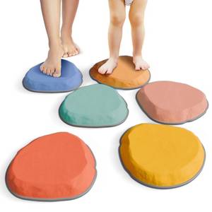 lot 1871 image: ZICOTO Fun Stepping Stones for Kids �� Engaging Indoor & Outdoor Activity for Toddlers  Non-Slip Balance & Coordination Obstacle Course  Sensory Play Set of 6 for Ages 1-4