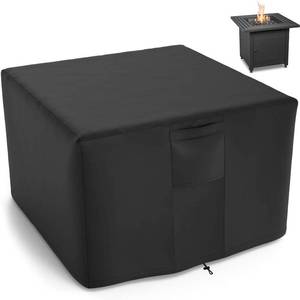lot 1875 image: NUPICK 30 Inch Square Fire Pit Cover for Propane Fire PitTable, 100% Waterproof Cover Fits 283032 Inch Fire Pit, All Weather Resistant