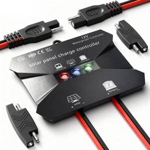 lot 2277 image: Voltset Solar Charge Controller  IP68 Waterproof - Display for Gel AGM Lead-Acid Lithium LiFePO4 Battery - Used in RV Marine Camper Van Truck Trailer (MPPT Solar Charge Controller New Model)