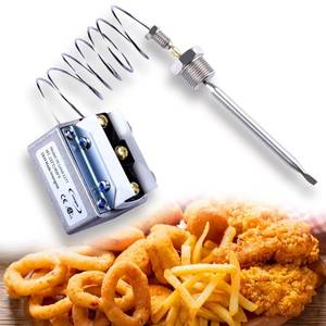 lot 2295 image: 1177 High Limit Fryer Switch Lccm200300000 Deep Fryer Thermostats Parts Replace 301030005 IM 1177 Fryer ROBERT VULCA Royal Rang Gas Lccm080360000 Fryer Thermostat 38 Mpt Stuff Box Hi Limit 450°F