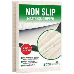 lot 2301 image: ECOHomes Non Slip Mattress Gripper Pad Stop Mattress, Keep Topper from Sliding - Anti Slip Grip Pads Holder Stop Couch Cushion, Sofa Cushions, Patio & Furniture to Prevent Sliding (KingCal King)