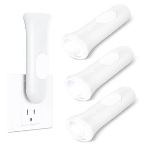 lot 2314 image: ROSSEX 4 in 1 Emergency Lights for Home Power Failure, 3 Pcs Rechargeable LED Flashlight Plug in Wall, Automatic Turn-On Power Outage Night Light Flashlight for Hurricane Preparedness Items