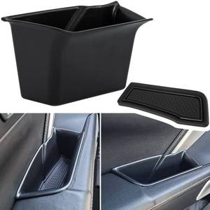 lot 2318 image: Inner Door Armrest Storage Box Tray For Chevrolet Corvette C7 Z06 Z51 ZR1 Stingray Grand Sport 2014 2015 2016 2017 2018 2019 Interior Accessories Front Door Side Handle Pocket Organizer Black