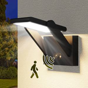 lot 2336 image: illumishin Solar Outdoor Motion Sensor Wall Light, LED Dimmable Modern Exterior Light Fixture, Rotatable with 3 Lighting Modes, Aluminum, IP65 Waterproof for Porch, Patio, Garden, Garage, Front