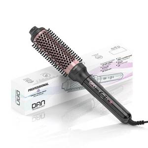 lot 2342 image: DAN Technology ThermalBrush,Non-Blowing Heated Round brush, Ceramic Curling Brush for Blowout Look,Dual Voltage travel Curling Brushs, Dual PTC Fast Style thermal round brushs, 1.5 Inch(Black)