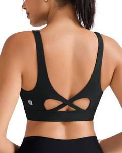 lot 2347 image: RUNNING GIRL Sports Bra for Women High Support, Molded Cup High Impact Sports Bras with Sewn in Pads Workout Running Bra(3128 Black M)