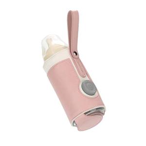 lot 2356 image: Baby Warm Milk Bottle Warmer, Constant Temperature Heating Portable for Daily Home, Night Feeding, Outward Travel (Pink)
