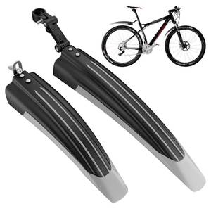 lot 4291 image: Cooryda Bicycle Fender Set, Adjustable Fender Set, Front and Rear Fenders, Quick Release Attachment, Widened and Thickened for Mountain Bike, City Bike 20-26 Inch Wheel Protection Fenders (BGrey)
