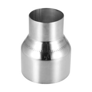 lot 4309 image: X AUTOHAUX 2 ID to 3 ID Stainless Steel Car Universal Exhaust Pipe Adapter Reducer Connector