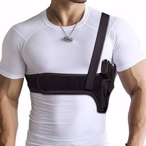 lot 6062 image: Quick Draw Shoulder Holster - Belly Band Holster for Everyday Comfortable Concealed Carry for Small, Compact and Other Similar Gear, Right Handed, Black 51