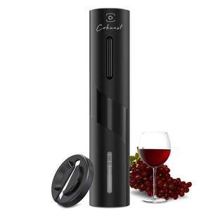 lot 6171 image: COKUNST Electric Wine Opener, Battery Operated Wine Bottle Openers with Foil Cutter, One-click Button Corkscrew Remover for Home Kitchen Party Wedding