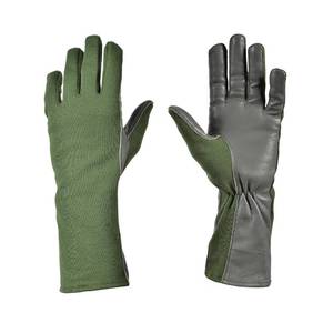 lot 6211 image: SBL SOUTH BEACH LEATHER Flight Gloves, Flame and Heat Resistant Leather Work Gloves for Men and Women, Soft and Durable Sheep Skin Leather Driving, Flying, Gardening Hunting Gloves