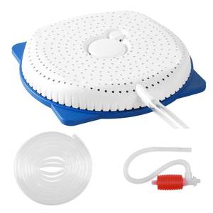 lot 11337 image: AQUAFLY Pool Cover Pump Siphon, Automatic Above Ground Pool Water Pump, White, Round, Plastic, Siphon Mechanism, Effortless Pool Drainage (Used)