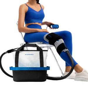 lot 11347 image: CRYOFORCE CF-2 Flex Cold Therapy Machine �� Compact Overnight Cold Therapy System for Knee, Shoulder & Post Surgery Recovery, 8��10 Hour Cooling, Quiet Ice Circulation Therapy Device
