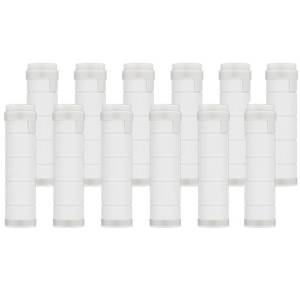 lot 12317 image: Drivse Showerhead, Drivse Filtered Shower Head With Handheld, High Pressure Handheld Hydrojet Nozzle Kit with Water Filter, Fits for Men, Women, Children and Pets. (12PCS Showerhead Filter)