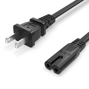 lot 12320 image: Superer AC Power Cord Cable Fit for Sony PS5 PS4 PS3 Slim PlayStation 5 4 3, Xbox Series XS, Xbox One XS, TV, Printer, Speaker, Universal IEC C7 Figure 8 2 Prong Replacement Cables, ETL Listed