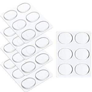 lot 12383 image: Fiada 30 Pieces Drum Dampeners Gels Silicone Gel Pads Soft Drum Dampeners for Cymbals Tone Control(Transparent White) (18 Pieces)