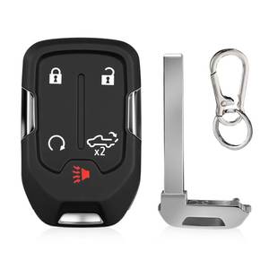lot 14260 image: 1 Pack Keyless Key Fob Remote Fit for 2019-2023 GMC Sierra 1500 2500 3500 2019-2023 Chevrolet Chevy Silverado 1500 2500 3500, 433 MHz HYQ1ES 13522904 13522854 Include Uncut Key Blade