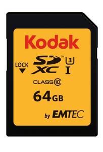 lot 14284 image: Kodak SDXC Card 64GB UHS-I U3 V30 Ultra - Up to 95MBs Max Read Speed - Write Speed 85MBs Max - Storage of 4K Ultra HD Videos and HD Photos - SD Card