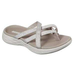 lot 14287 image: Skechers womens On the Go 600 - Dainty Flat Sandal, Black 5 US