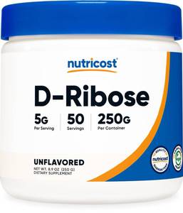 lot 14289 image: Nutricost D-Ribose Powder (250 Grams)