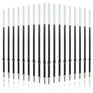 lot 14308 image: Bonsicoky 20 Pcs Ballpoint Ink Refills - 0.7 mm Medium Tip - 107 mm Length - Black Ink for Retractable Pens, Perfect for Writing, School, and Office Use