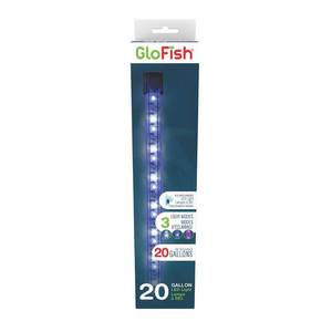 lot 14325 image: GloFish 10-Inch LED Light Stick for Fish Aquariums Up to 20 Gallons, 1 Count, with White, Blue and Magenta LED Lights