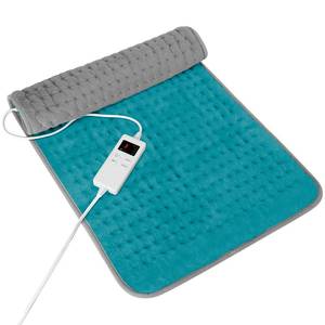 lot 14333 image: Heating Pad for Period Cramps, Heating Pad for BackNeckShoulder Muscle Pain, 6 Heating & 4 Timer Setting, Auto Shut Off, Moist Heat & Machine Washable, Birthday Christmas Gifts for Women Mom, Cyan