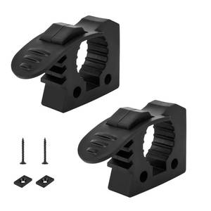 lot 16329 image: Kryonix Shovel Mount Rubber Clamp (2 Pack) �� Adjustable Quick Release Universal Tool Holder for Truck, Roof Rack, Garage, or Workshop (Fits 1.18 - 1.57 Diameter)