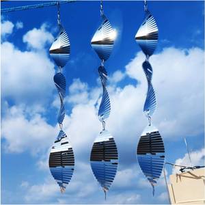 lot 16330 image: DJUAN Metal Bird Scare Discs Set-Highly Reflective Double-Sided Bird Reflectors,Extra Sparkly Wind Spinners Outdoor Garden Decor, Bird Devices Deterrent to Scare Birds Away from Yard Patio Farm