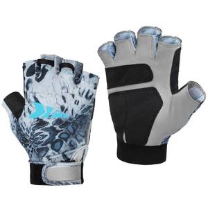 lot 16343 image: KastKing Gill Raker Gloves, UPF 50 FrostWeave Yarn Cooling Fabric, Non-Slip Grip, Quick-Dry, Short Cuff Comfort, Reflective Logo, Fishing, Hiking, Outdoors