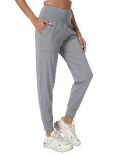 lot 16361 image: Kcutteyg Womens Joggers with Pockets High Waisted - Soft Lightweight Athletic Workout Pants for Running Gym Fitness Yoga and Casual (Light Grey, Medium)
