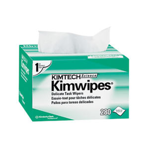 lot 17667 image: Kimtech KIMWIPES  Delicate Task Wipers  1-Ply  4 25 x 8 25  280Box