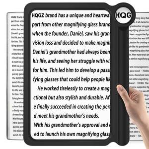 lot 18040 image: 30X 6X Handheld Magnifying Glass, Large Magnifying Glass for Reading, Magnifier Sheet Lightweight Full Book Page Viewing Area, Perfect Magnifiers for Reading Small Prints and Low Vision Seniors