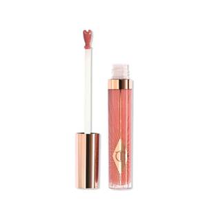 lot 18044 image: Charlotte Tilbury Collagen Lip Bath - Plumping Lip Gloss for a Fuller-Looking, High-Shine Pout - Skincare-Infused Formula to Hydrate & Nourish Lips - Gifting - Pillow Talk Medium