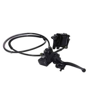 lot 18055 image: Hoypeyfiy Rear Hand Hydraulic Disc Brake Master Cylinder Caliper Assembly with Brake Pads for Chinese ATV Quad Replacement for TaoTao Buyang Coolsport Kazuma Sunl 50cc 70cc 90cc 110cc 125cc ATVs